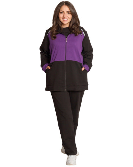 Ținută sport maxi cu buzunare în mărimi maxi