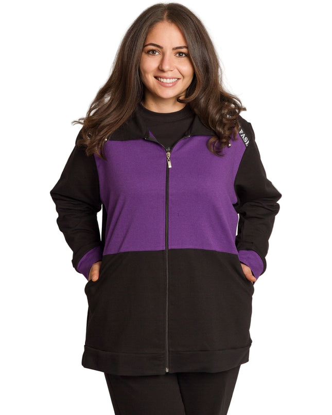 Ținută sport maxi cu buzunare în mărimi maxi