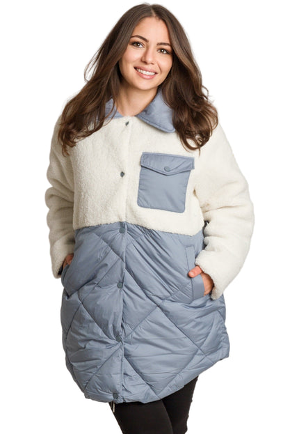 Cardigan elegant supradimensionat în culoarea mocha