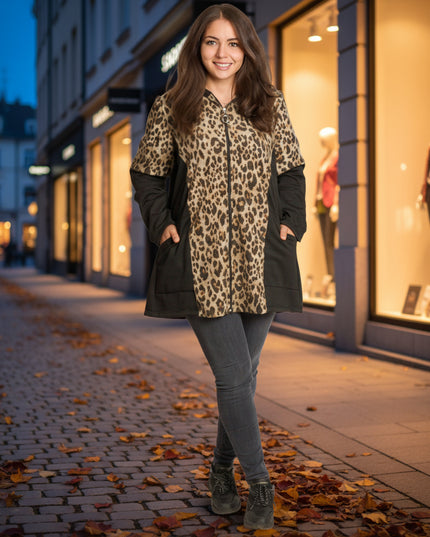 Set maxi pentru femei, verde, cu bluză și pantaloni colorați