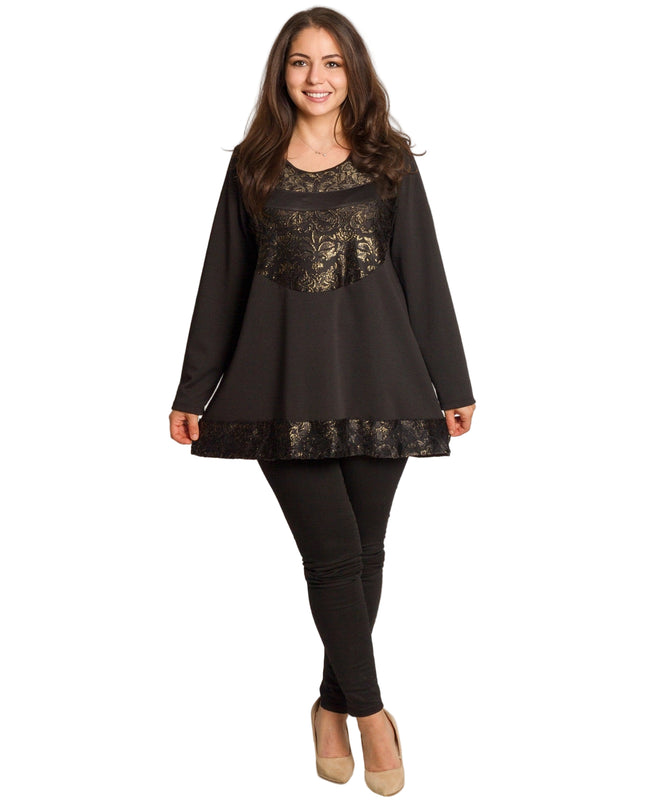 Cămașă albă formală cu croială lejeră, mărimi mari