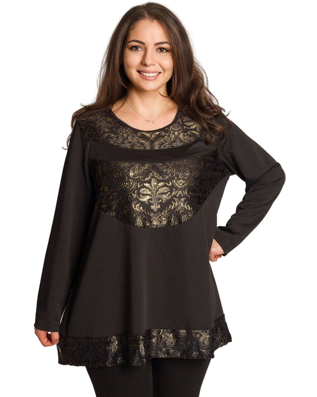 Cămașă albă formală cu croială lejeră, mărimi mari