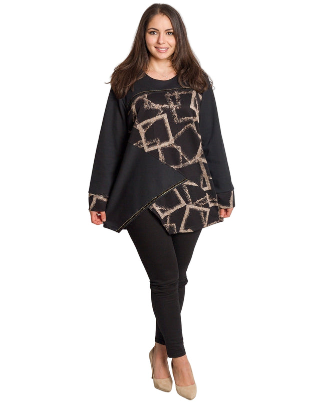 Cămașă albă formală cu croială lejeră, mărimi mari