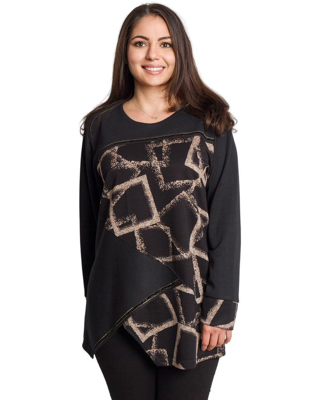 Cămașă albă formală cu croială lejeră, mărimi mari