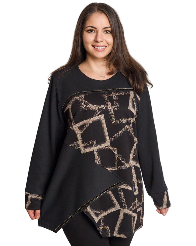 Cămașă albă formală cu croială lejeră, mărimi mari