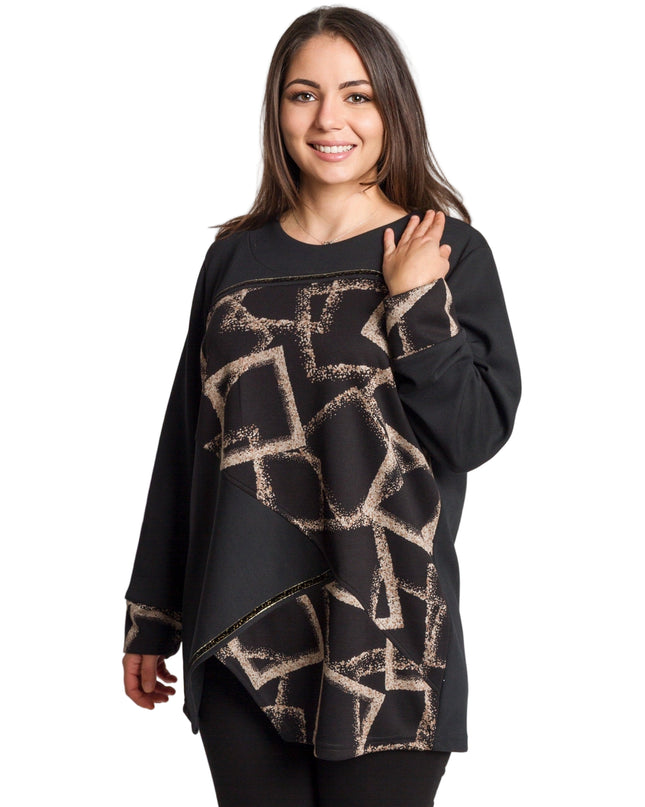 Cămașă albă formală cu croială lejeră, mărimi mari