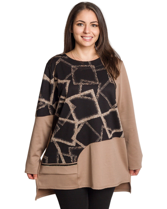 Cămașă albă formală cu croială lejeră, mărimi mari