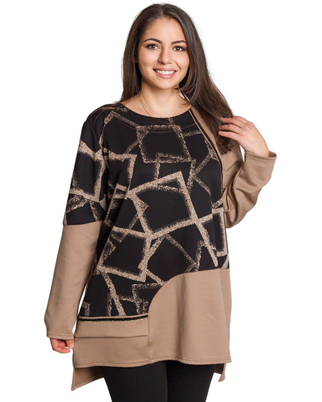 Cămașă albă formală cu croială lejeră, mărimi mari