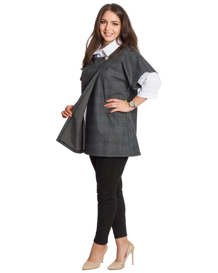 Set cămașă și vestă maxi cu perlă decorativă