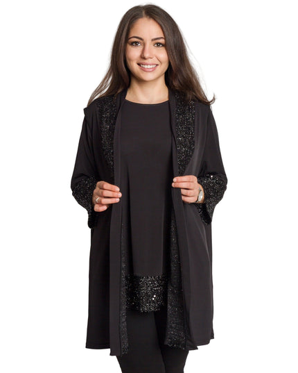 Tunică asimetrică pentru femei cu broderie artistică - Model lejer