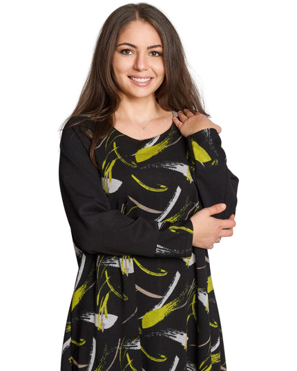 Rochie de vară din șifon, mărime maxi, cu motive florale