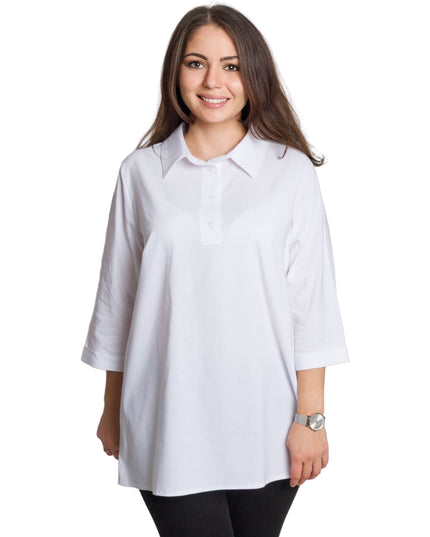 Set cămașă și vestă maxi cu perlă decorativă