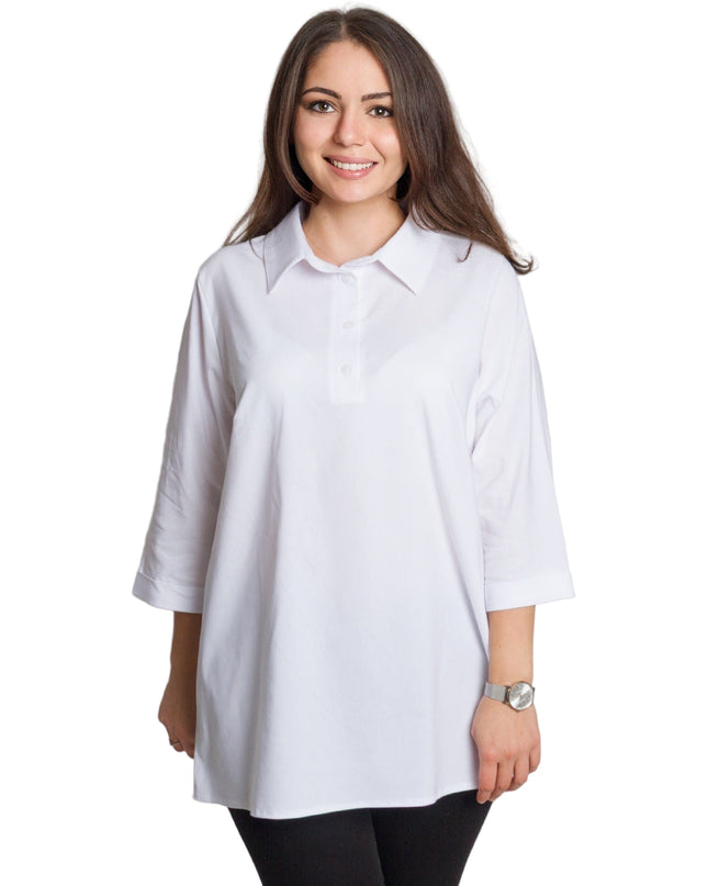 Set cămașă și vestă maxi cu perlă decorativă