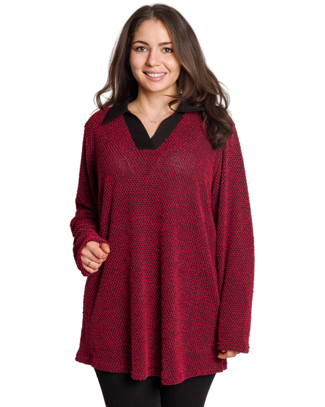 Tunică maxi formală cu flori roșii din șifon și maiou