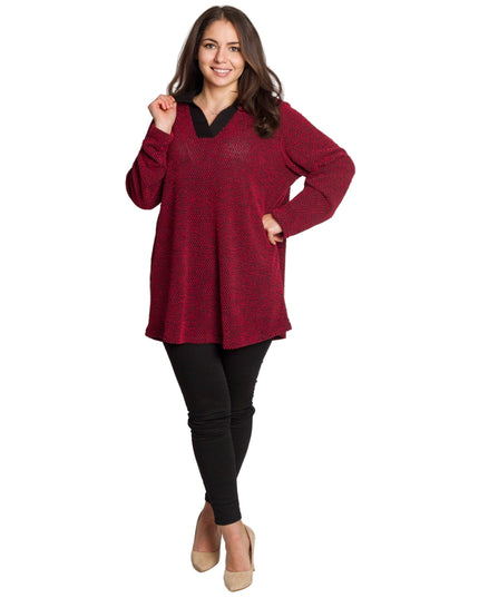 Tunică maxi formală cu flori roșii din șifon și maiou