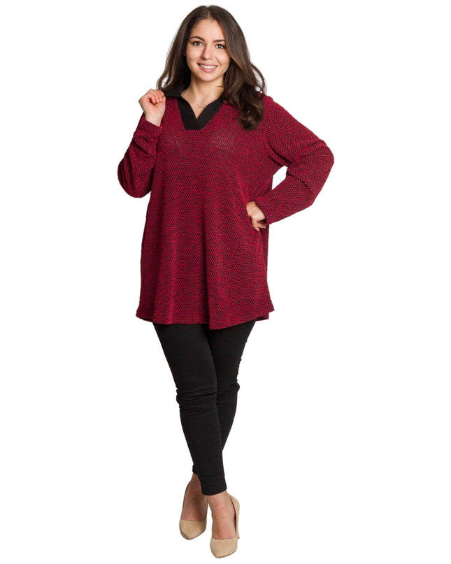 Tunică maxi formală cu flori roșii din șifon și maiou