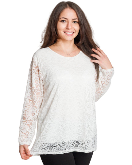 Tunică elegantă pentru femei - Mâneci spectaculoase cu buline