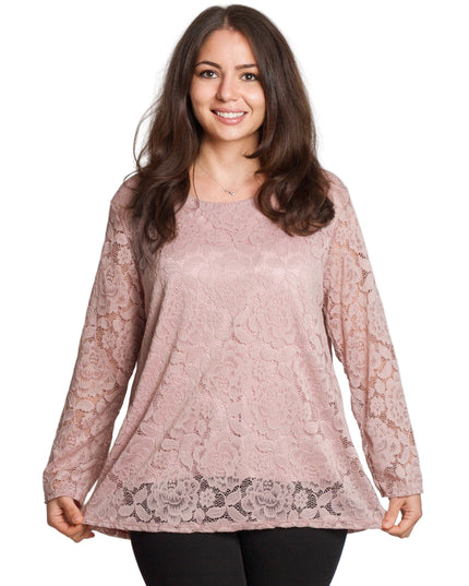 Tunică elegantă pentru femei - Mâneci spectaculoase cu buline