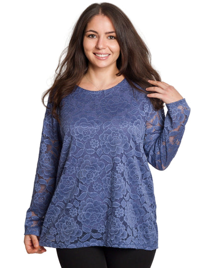 Tunică elegantă pentru femei - Mâneci spectaculoase cu buline