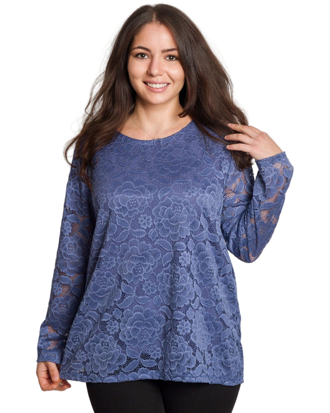 Tunică elegantă pentru femei - Mâneci spectaculoase cu buline