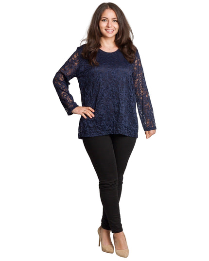 Tunică elegantă pentru femei - Mâneci spectaculoase cu buline