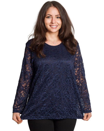 Tunică elegantă pentru femei - Mâneci spectaculoase cu buline