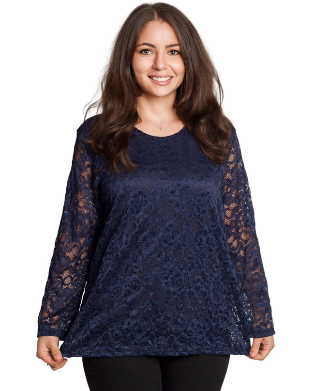 Tunică elegantă pentru femei - Mâneci spectaculoase cu buline