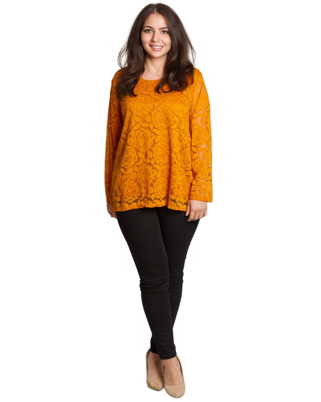 Tunică elegantă pentru femei - Mâneci spectaculoase cu buline