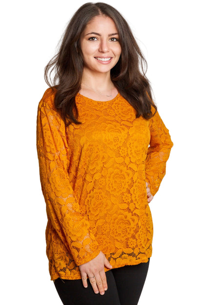 Tunică elegantă pentru femei - Mâneci spectaculoase cu buline