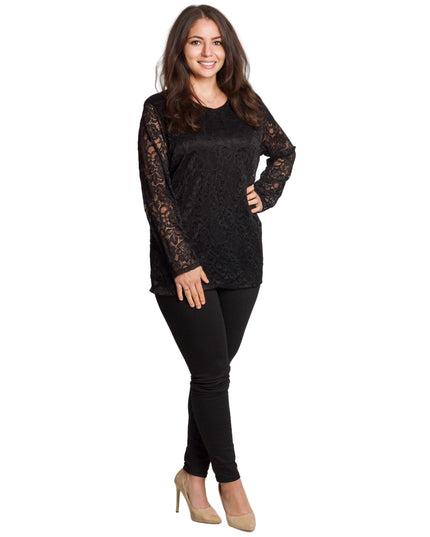 Tunică elegantă pentru femei - Mâneci spectaculoase cu buline