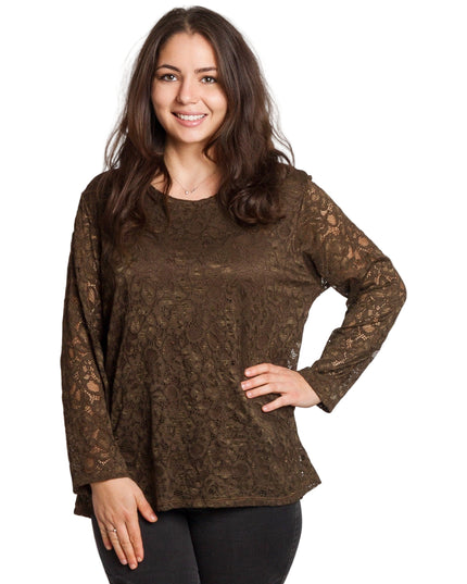 Tunică elegantă pentru femei - Mâneci spectaculoase cu buline