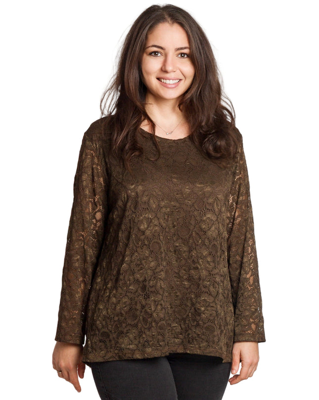 Tunică elegantă pentru femei - Mâneci spectaculoase cu buline