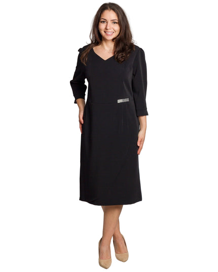 Rochie lungă elegantă, mărimi mari - Model floral