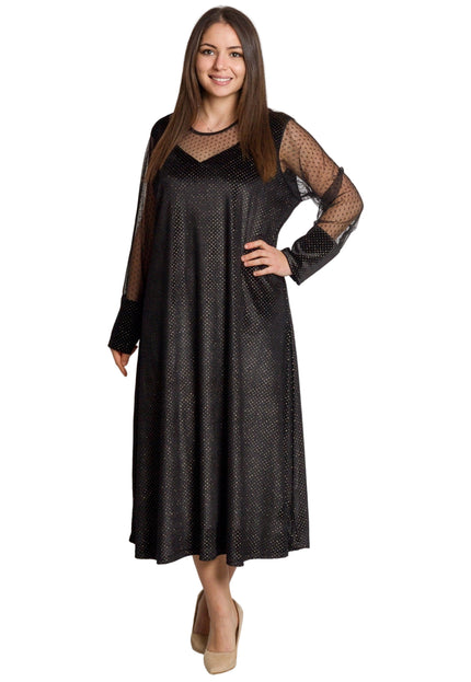 Rochie de vară din șifon, mărime maxi, cu motive florale