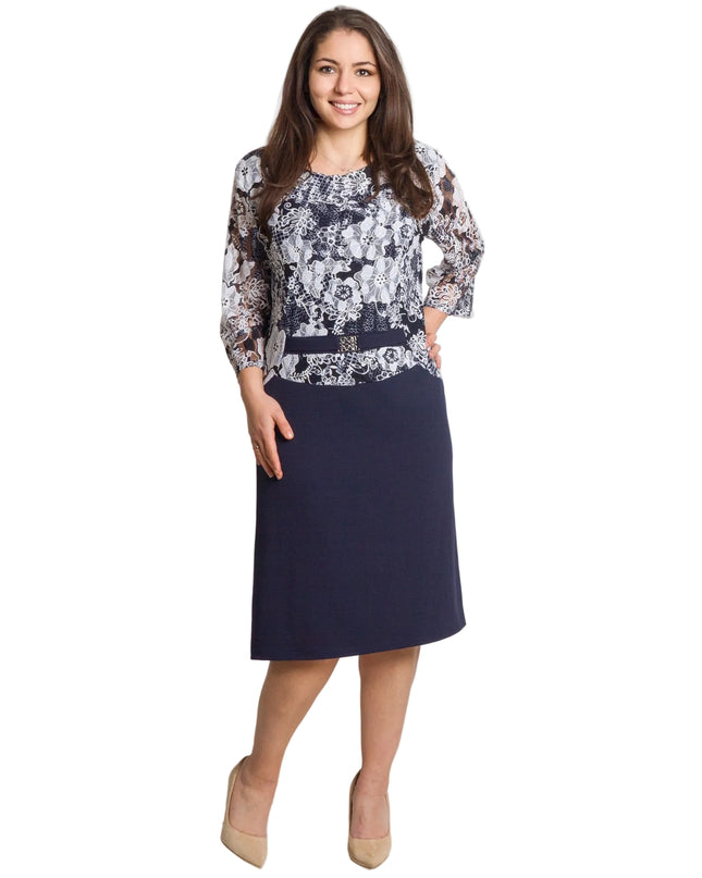 Rochie de vară din șifon, mărime maxi, cu motive florale