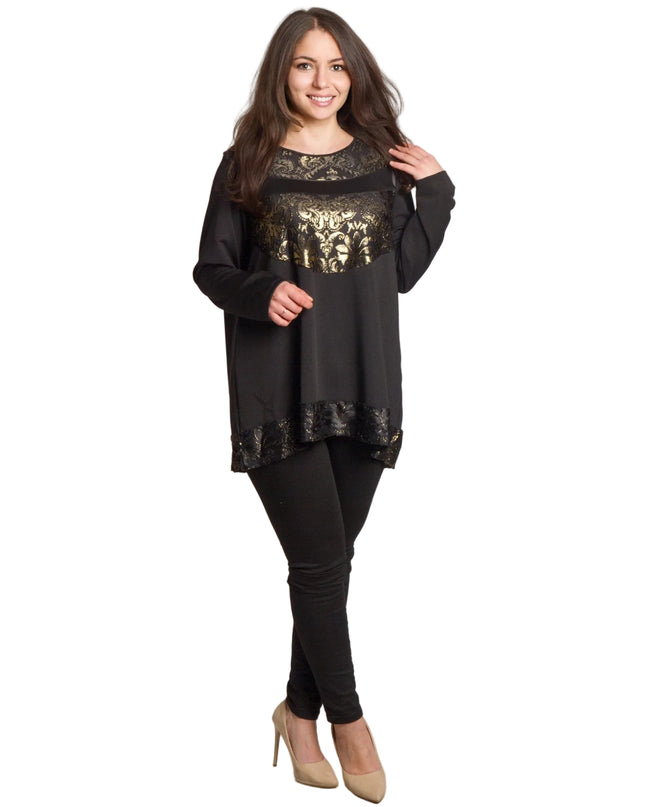 Cămașă albă formală cu croială lejeră, mărimi mari