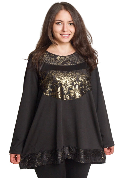 Cămașă albă formală cu croială lejeră, mărimi mari