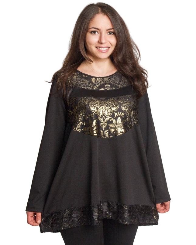 Cămașă albă formală cu croială lejeră, mărimi mari