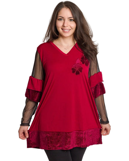 Cămașă albă formală cu croială lejeră, mărimi mari