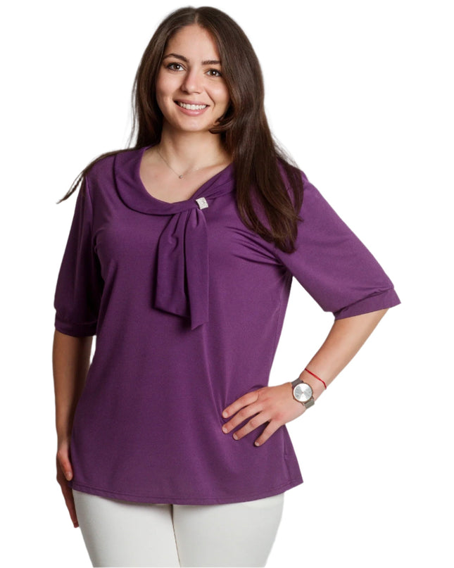 Tunică maxi formală cu flori roșii din șifon și maiou