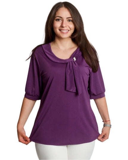 Tunică maxi formală cu flori roșii din șifon și maiou