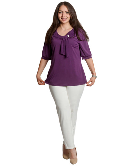 Tunică maxi formală cu flori roșii din șifon și maiou