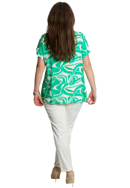 Дамска макси туника с права кройка и V - образно деколте - Maxi Market