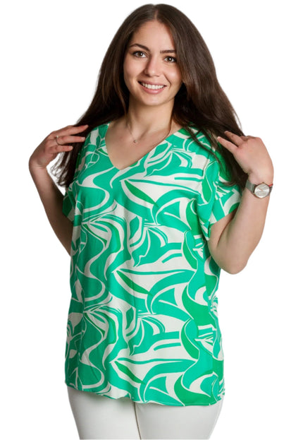 Дамска макси туника с права кройка и V - образно деколте - Maxi Market