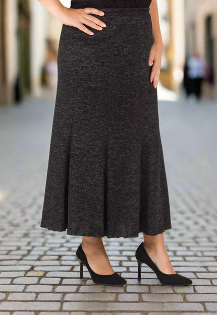 Дамска пола в големи размери - Еластична талия - Maxi Market