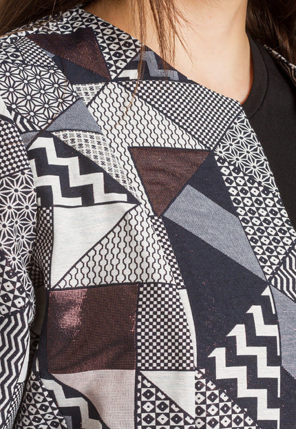 Дамско елегантно сако в големи размери - Стилно и комфортно - Maxi Market