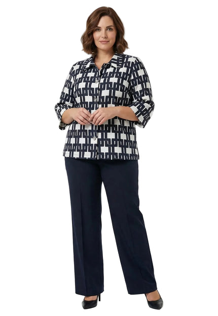 Дамска официална бяла макси риза с разкроена кройка