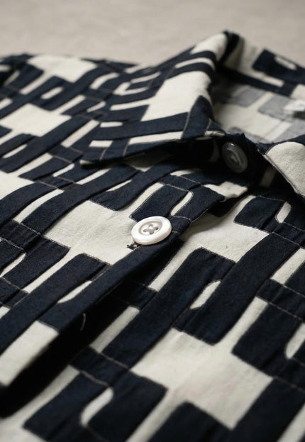 Дамска официална бяла макси риза с разкроена кройка