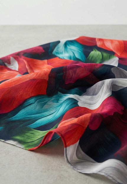 Официална  туника от шифон с еластична подплата големи размери