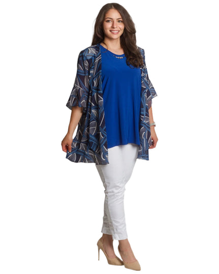 Официален макси комплект с потник и шифонено наметало - Maxi Market